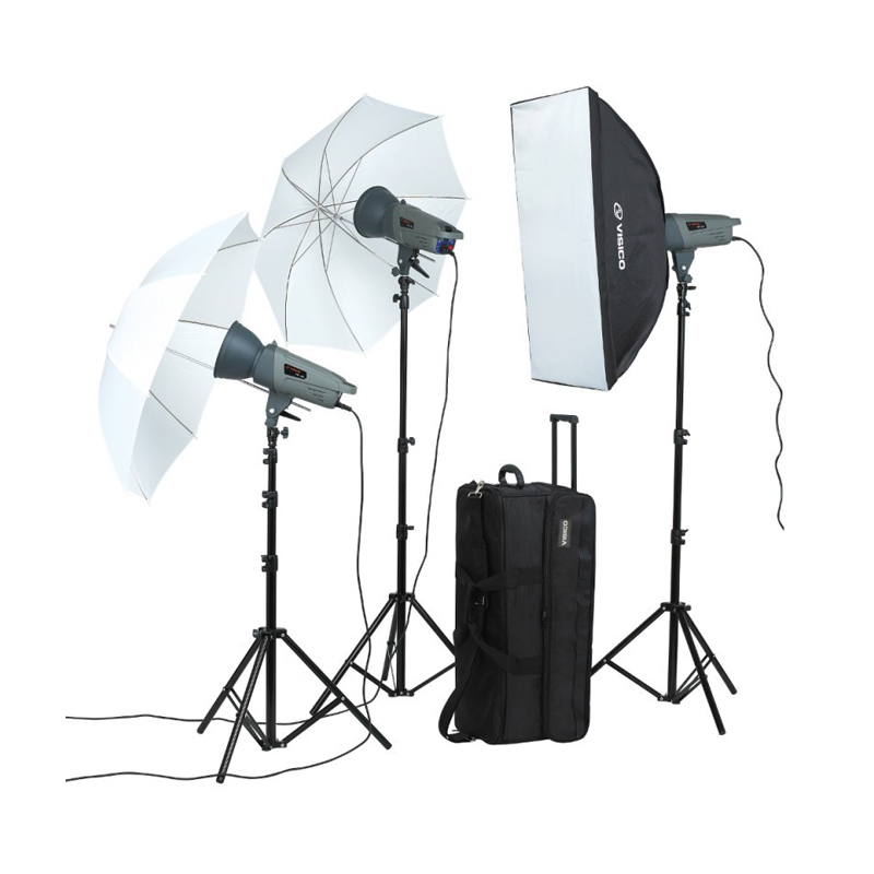 Visico 300w 3 Light Studio Flash Kit - Direct Imaging & Sound Sdn Bhd