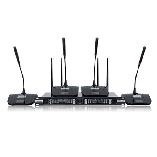 Sertong GD 5502 4 Channel Conference Wireless Microphone System