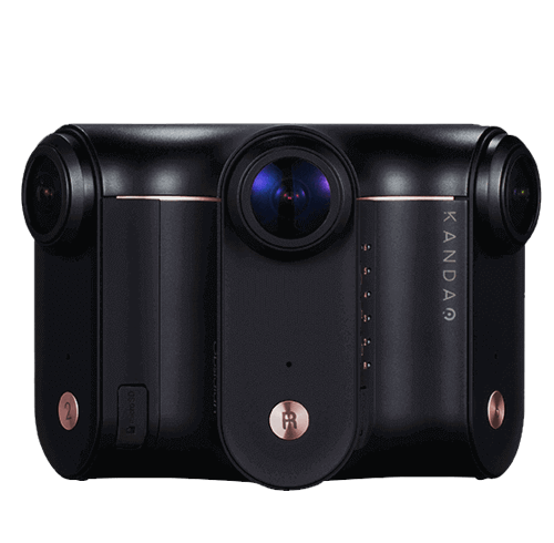 Caméra 360° Kandao Qoocam3 avec support moto