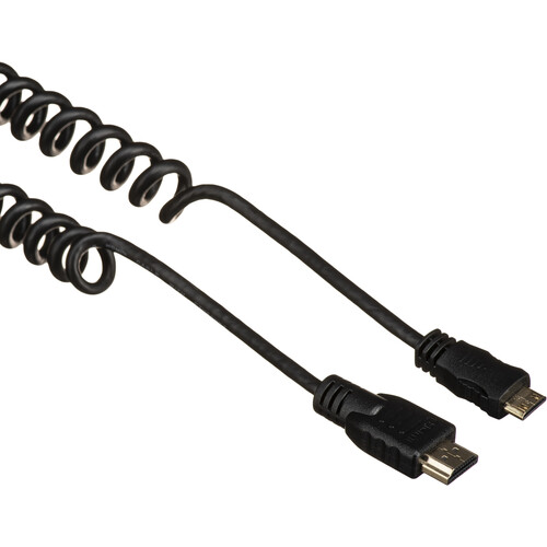 Atomos Coiled Mini-HDMI to HDMI Cable (19.7 to 25.6