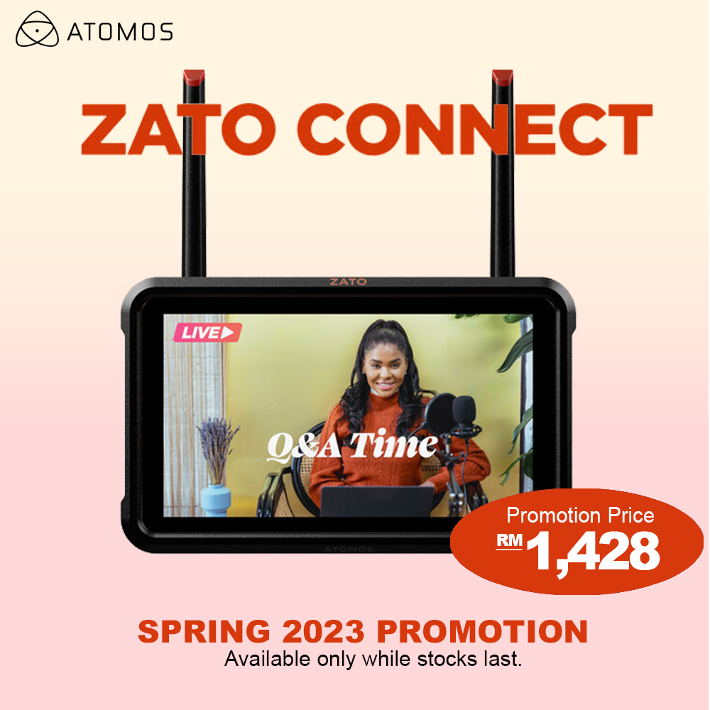 atomos zato ライブ配信　モニター